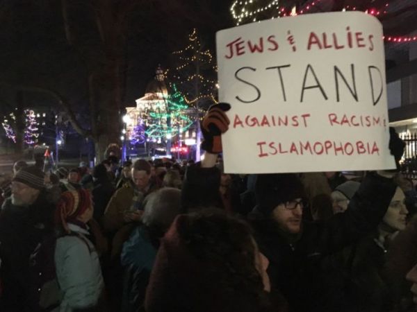 Hundreds of non-Muslims protest in Boston against 'Islamophobia and Racism'