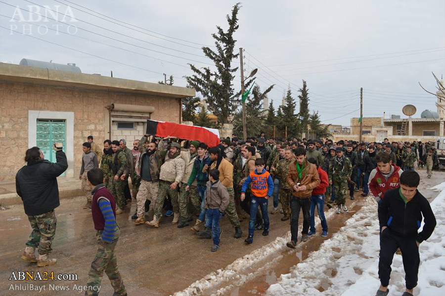 Berita Bergambar: Pengebumian Pejuang Syria Di Bandar Az-Zahra, Aleppo