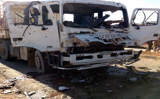 وحدات الهندسة في الجيش السوري تفكك عربة مفخخة بأكثر من 2 طن من المتفجرات في حلب