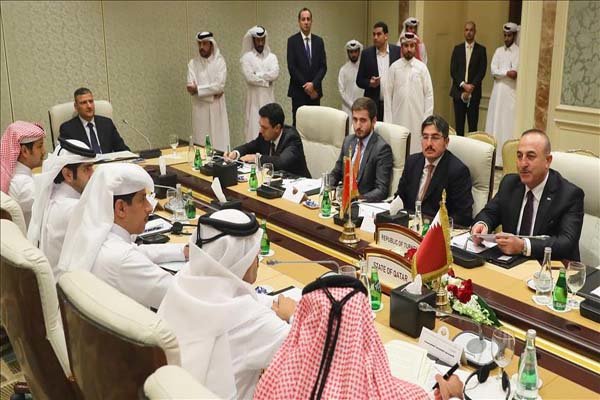 دوحہ میں قطر اور ترکی کے وزراء خارجہ کی ملاقات