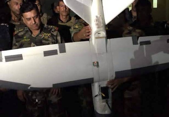 الحشد الشعبي يسقط طائرة استطلاع لداعش غرب الموصل