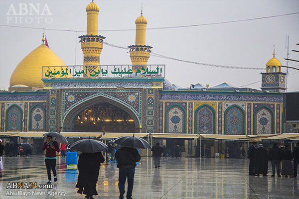 Suasana Kota Karbala Irak Kala Hujan Mengguyur