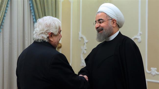 Le président Rohani reçoit le ministre syrien des Affaires étrangères