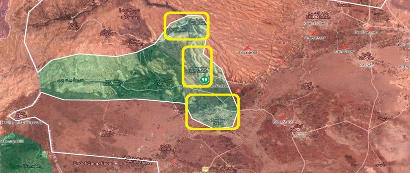 Şam: Golan yakınlarındaki militanlar da teslim oldu!/FOTO