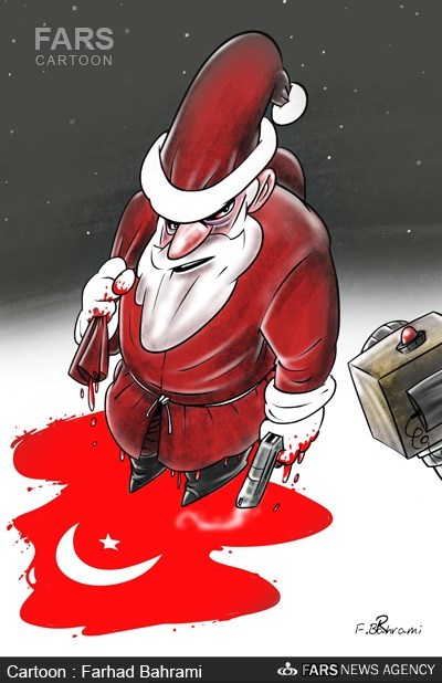 Karikatur: 'Santa Claus' Serang Kelab Malam Di Istanbul Karikatur: 'Santa Claus' Serang Kelab Malam Di Istanbul