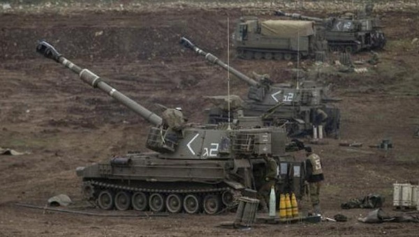 Israeli soldiers destroy an internationally-funded drinking water pipeline