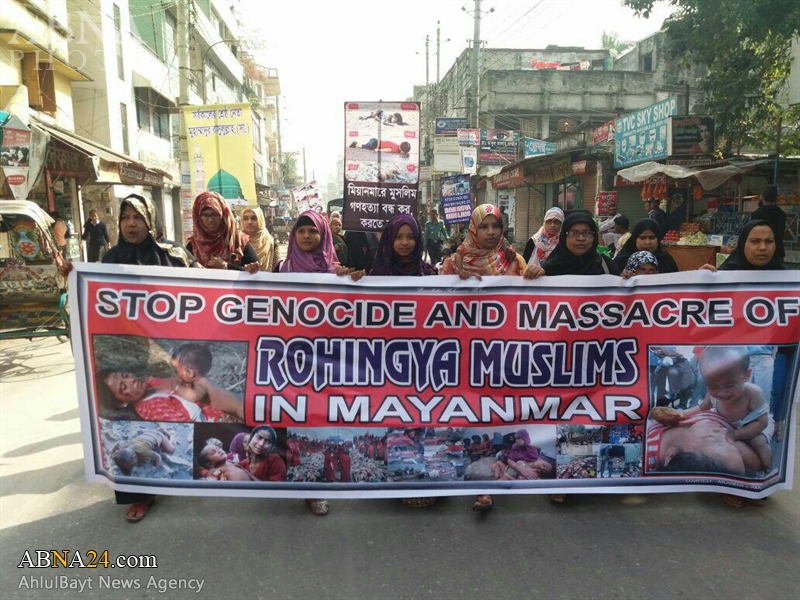 Warga Muslim Bangladesh Tuntut Genocida atas Muslim Rohingnya Dihentikan