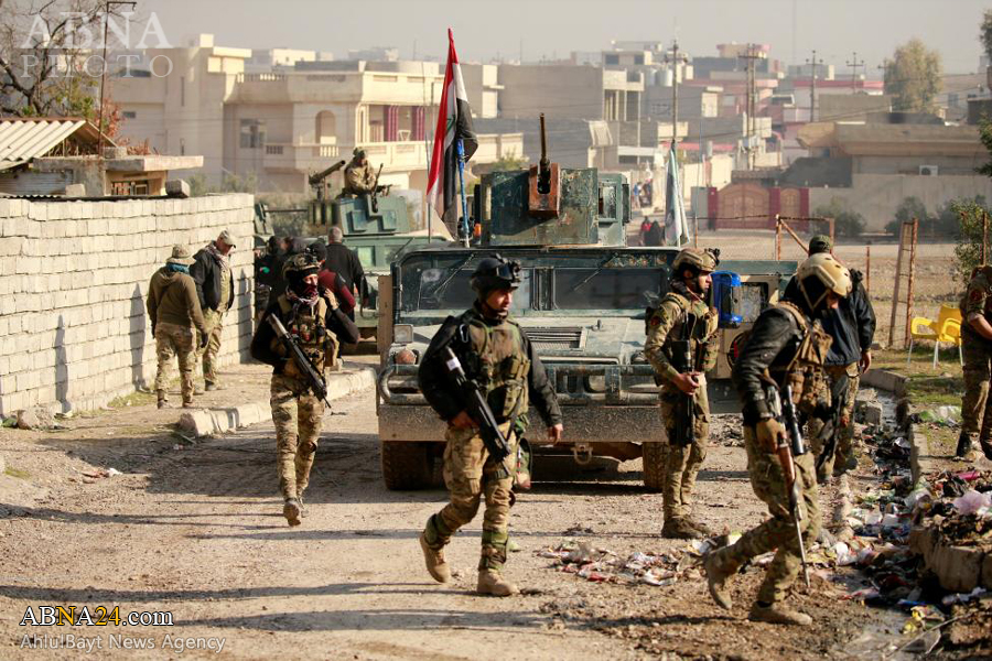 تصویری رپورٹ: موصل کی سڑکوں پر لڑائی جاری