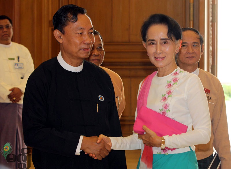 သူနဲ႔ ေဒၚစု ႏွစ္ဦးဆက္ဆံေရး ေကာင္းတာဟာ ႏုိင္ငံအတြက္ေကာင္းတာပဲလို႔ ဦးေရႊမန္းေျပာ