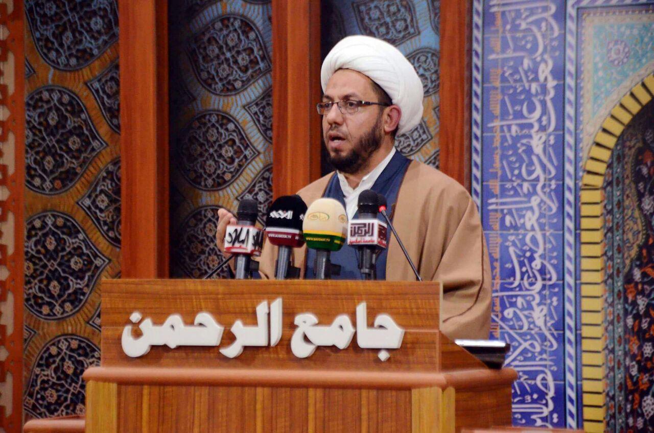 خطيب جمعة بغداد يحث على التعاون الإِجتماعي و يثني على انتصارات الحشد الشعبي والقوات المسلحة