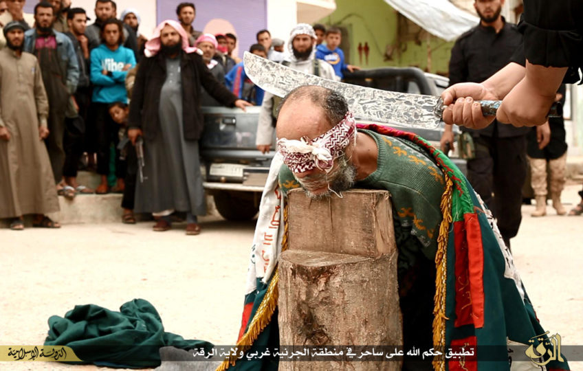 ISIS terrorists behead Syrian man for practicing magic