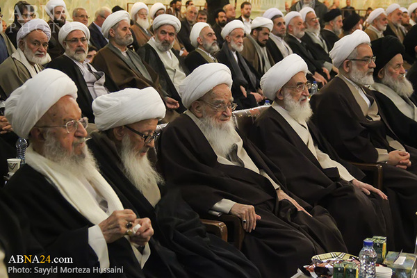 Fotos: Fest zum Geburtstag von Imam Hassan (a.s.) in Beisein von 6 Großayatollahs in Qom