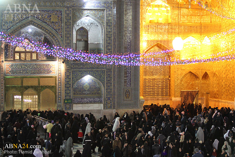 تقرير مصور/ احتفال بمولد الامام الحسن العسكري (ع) في حرم الامام الرضا (ع)