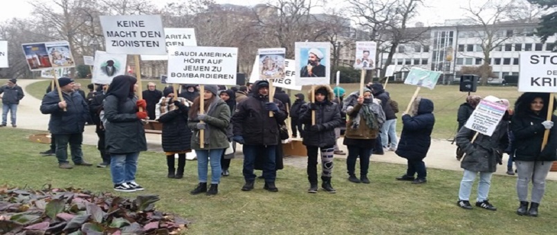 Frankfurt am Main'de Protesto Yapıldı / Foto