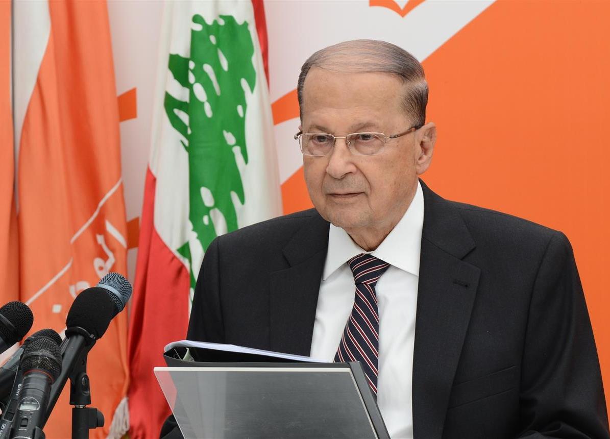 الرئيس اللبناني يعزي بوفاة الفقيد آية الله هاشمي رفسنجاني 