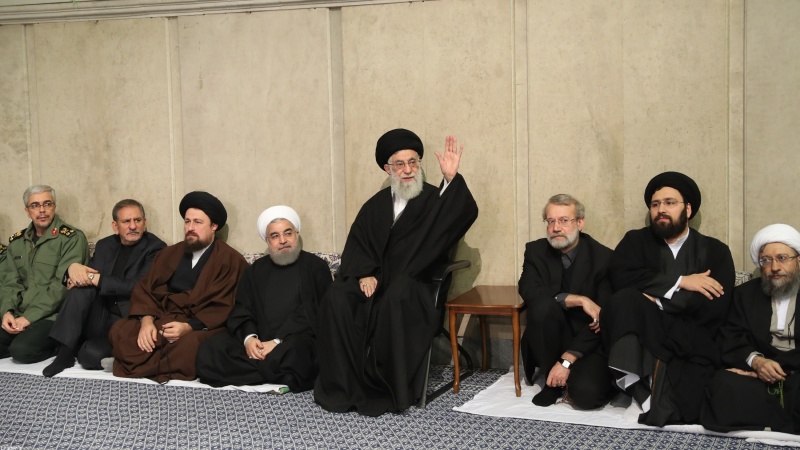 Zaman Ta'aziyyar Ayatullah Rafsanjani  A Hussainiyar Imam Khumaini{R.A}