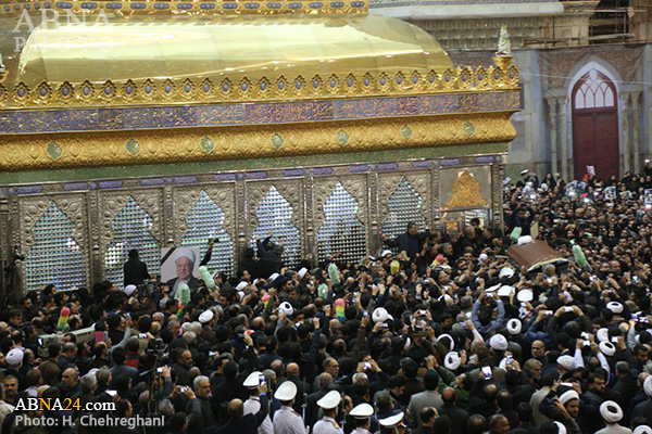 تقرير مصور/ وصول جثمان آية الله "هاشمي رفسنجاني" الى مرقد الامام الراحل (ره) ودفنه