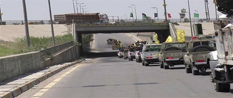 Operasyonların Altıncı Aşaması İçin Irak Gönüllü Halk Güçleri’nin Geniş Çaplı Teçhizatlarının Musul’un Batısına Girişi / FOTO