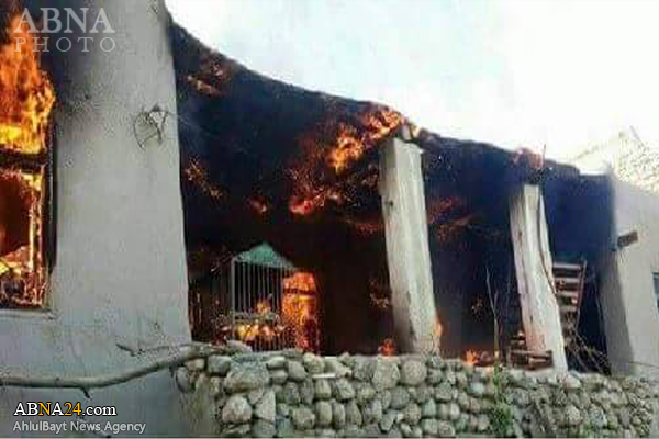 داعش نے مشرقی افغانستان میں 60 گھروں کو آگ لگادی + تصاویر
