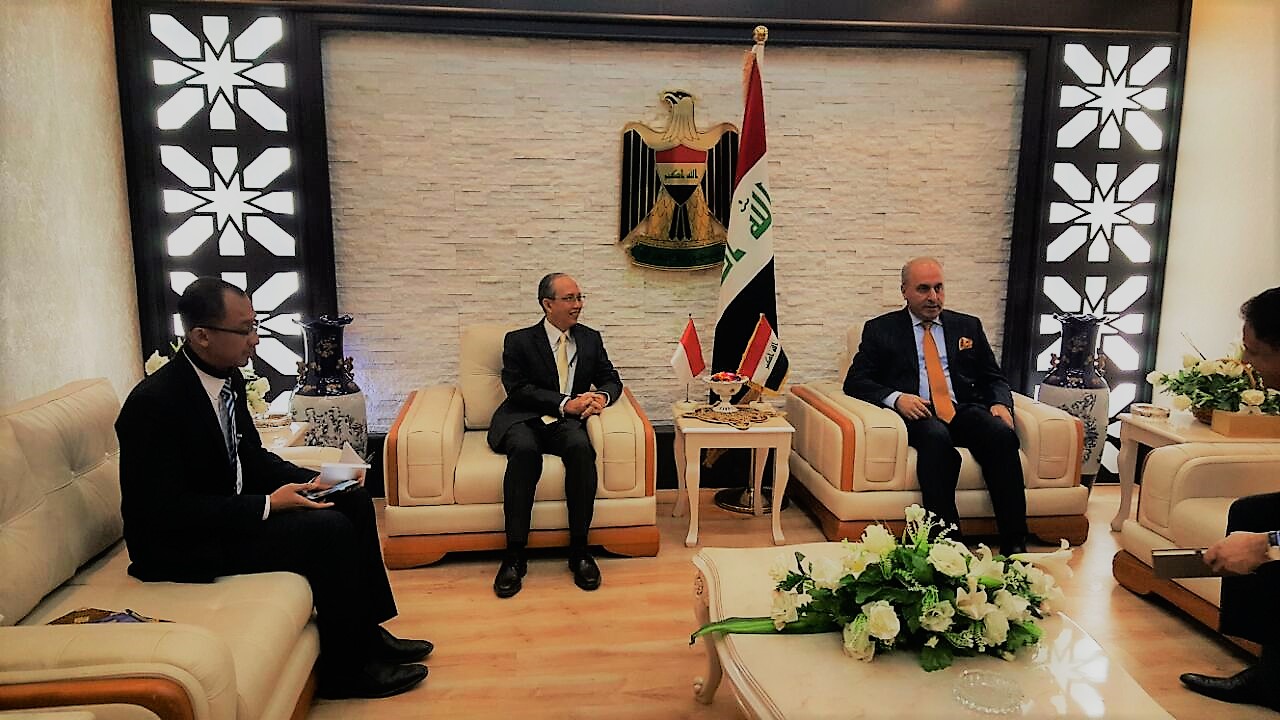 Pertemuan Duta Besar RI Dengan Menteri Perdagangan Irak 