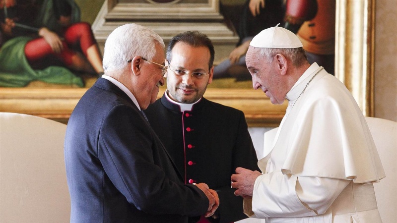 Papst trifft Mahmud Abbas, Eröffnung der palästinensischen Botschaft in Vatikan