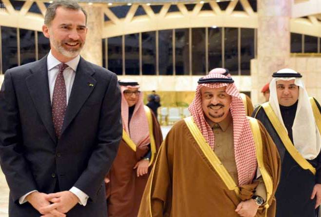 الملك فيليبي يزور الرياض لبيع السعودية طرادات اسبانية
