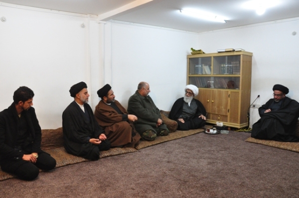 المرجع النجفي: أبطال الحشد الشعبي جعلوا من صدورهم دروعاً لحفظ المقدسات 