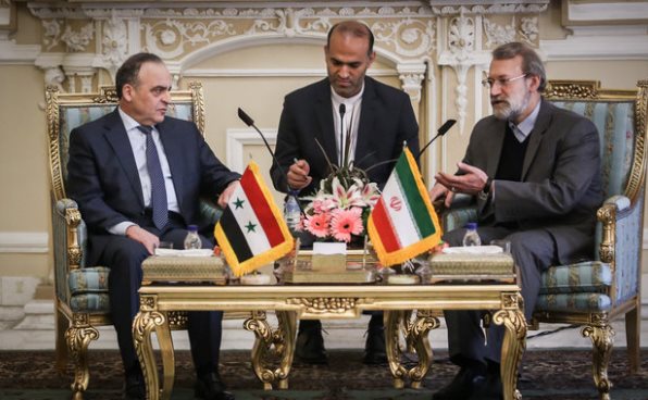 Iran, Syria move "on same strategic path": Ali Larijani