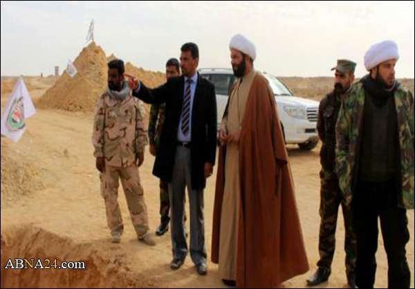 محافظ النجف الاشرف يبارك جهود الحشد بحفر خندق حول المحافظة