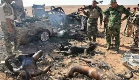 الحشد الشعبي يقتل 60 داعشيا ويحرق اكثر من 20 آلية لهم في الموصل