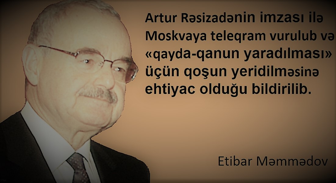 Ганлы 20 јанвар һадисәсинин баниләри, Артур Рәсизадә вә диҝәрләри Совет ордусуну Бакыја чағырмышды? – Факт
