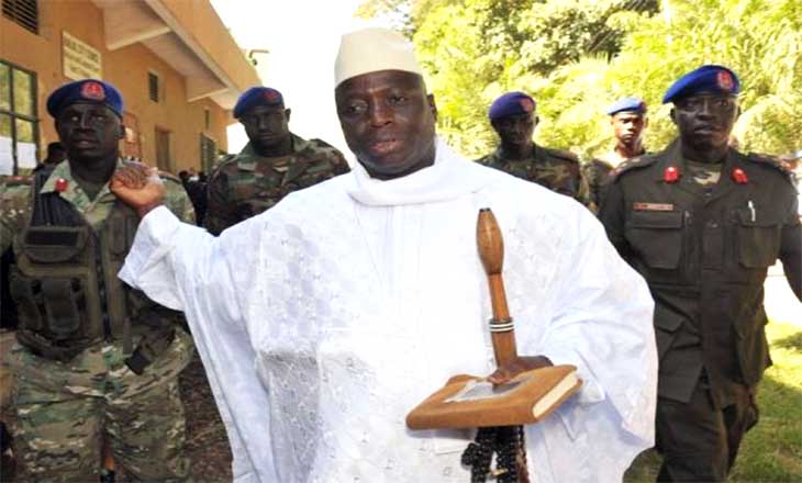 Bekas Presiden Gambia, Yahya Jammeh Tinggalkan Negara Menuju Ke Guinea