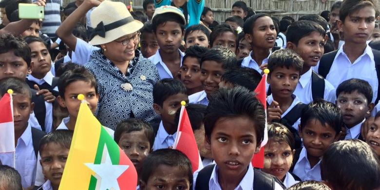 Indonesia Bangun Dua Sekolah di Rhakine Myanmar