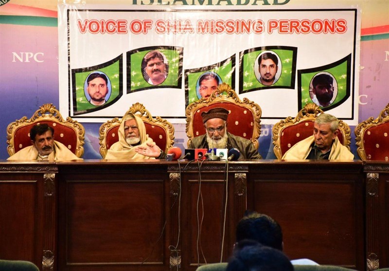 شیعہ مسنگ پرسنز کے ورثاء کی اسلام آباد میں پریس کانفرنس+ تصاویر