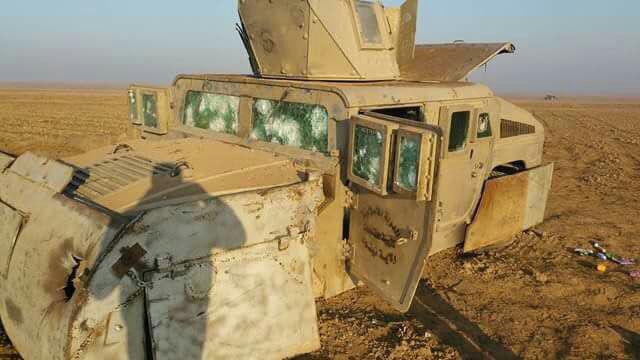 الحشد الشعبي يحبط محاولة هجوم لداعش التكفيري ويقتل عددا منهم+(صور)