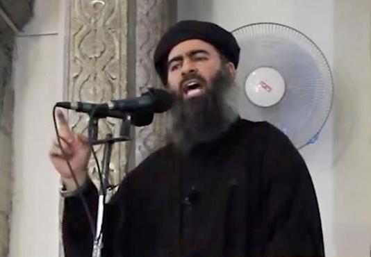 مسؤول محلي بنينوى يقول ان زعيم داعش التكفيري أصيب في قصف جوي