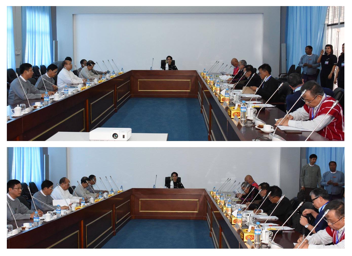 အပစ္ရပ္အဖြဲ႔မ်ား ေဒသဖြံ႔ၿဖဳိးေရးႀကဳိးပမ္းေဆာင္ရြက္ရန္ ေဒၚေအာင္ဆန္းစုၾကည္တိုက္တြန္း