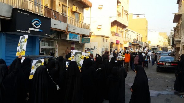 انطلاق تظاهرات تحت شعار" زفاف شهداء الوطن" بالبحرين