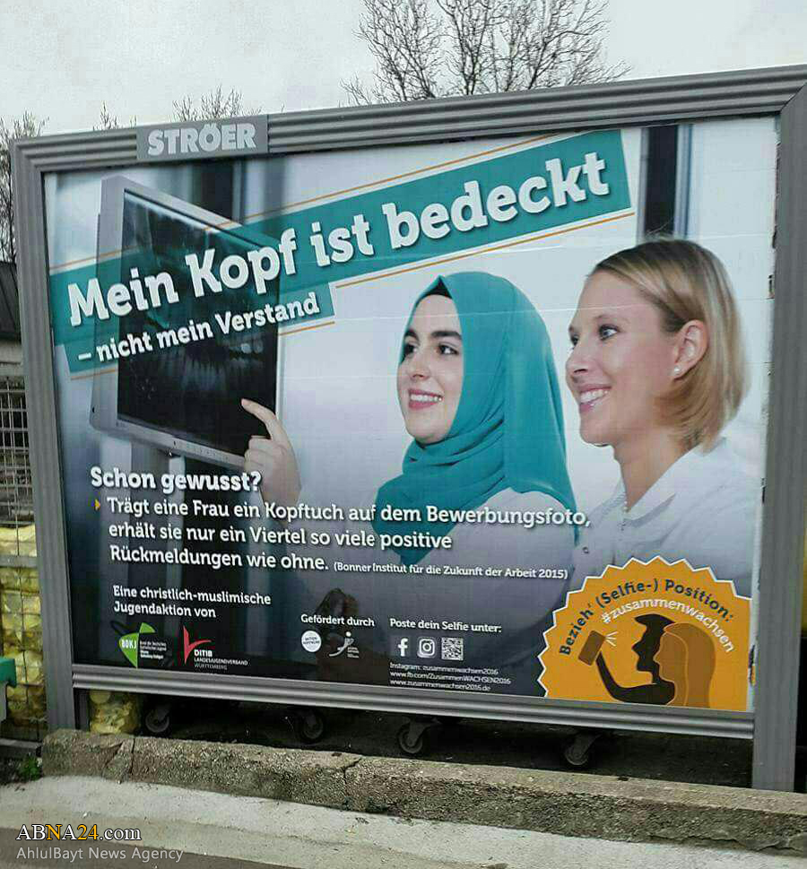 Pertama Kali di Jerman, Model Muslimah Berjilbab tampil di Papan Iklan 