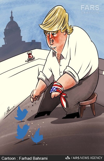 Karikatur: Trump Dan Twitter Karikatur: Trump Dan Twitter
