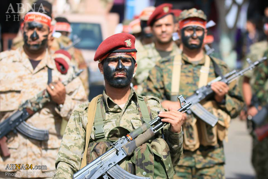 تقرير مصور/ عرض عسكري في صنعاء لقوات جديدة تشارك في جبهات القتال ضد العدوان العسكري السعودي 