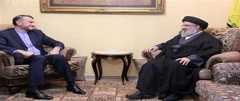 Hüseyin Emir Abdullahiyan Beyrut’ta Hasan Nasrullah ile görüştü