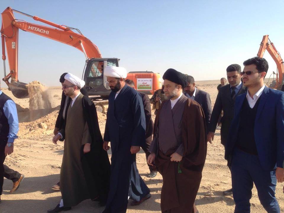 قيادي بالحشد يعلن إنجاز 70% من مساحة الخندق الأمني في بادية النجف الأشرف