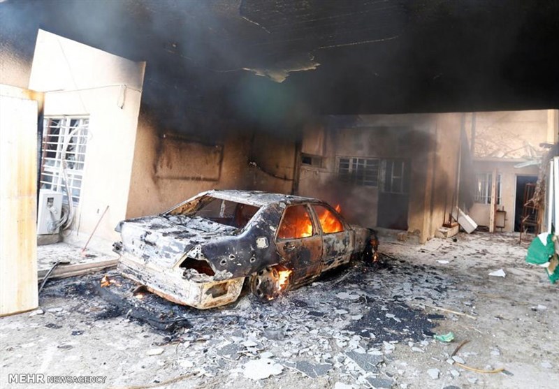 داعش نے موصل میں کئی مکانات کو بموں سے اڑا دیا