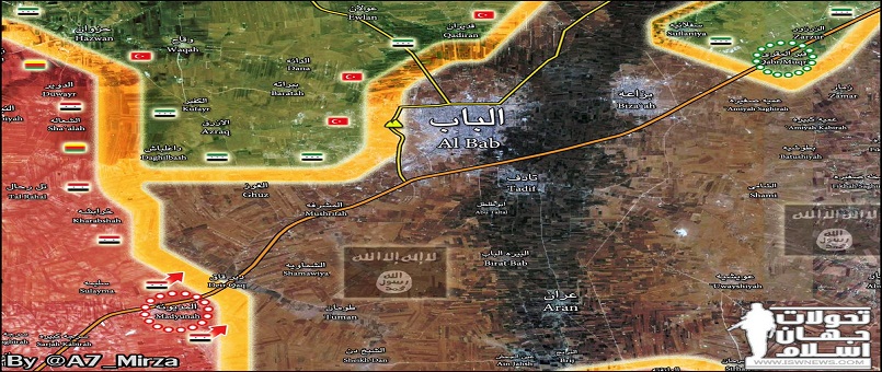 Suriye Ordusu’nun El Bab ilerleyişi sürüyor (+HARİTA)