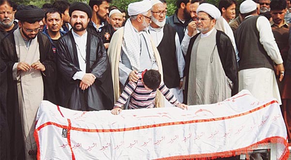 Muslims in Karachi hold protest against recent terrorist attacks