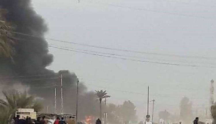 انتحاري ارهابي يفجر سيارة مفخخة في مدخل الفلوجة