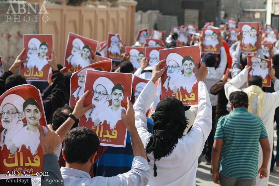 تقرير مصور/ تظاهرات سلمية تضامنا مع آية الله الشيخ "عيسى قاسم" بالبحرين
