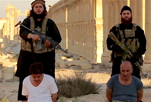 ISIS terrorists execute two Syrian soldiers in Palmyra
