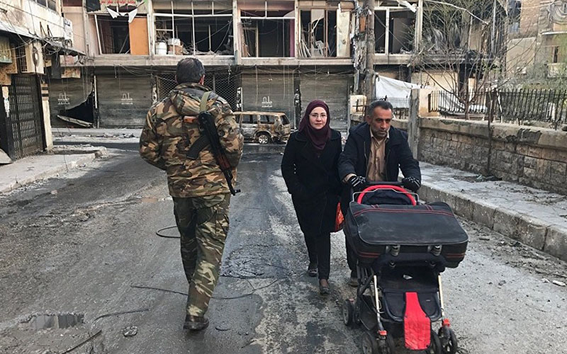 Thousands return to Aleppo after liberation by Syrian Army